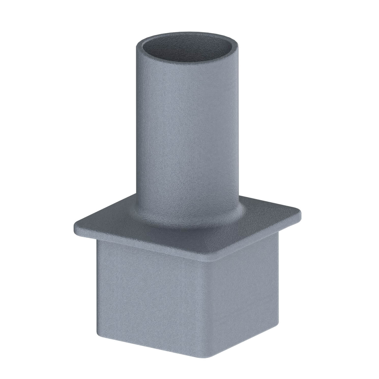 Square Fiberglass Light Poles Top Tenon