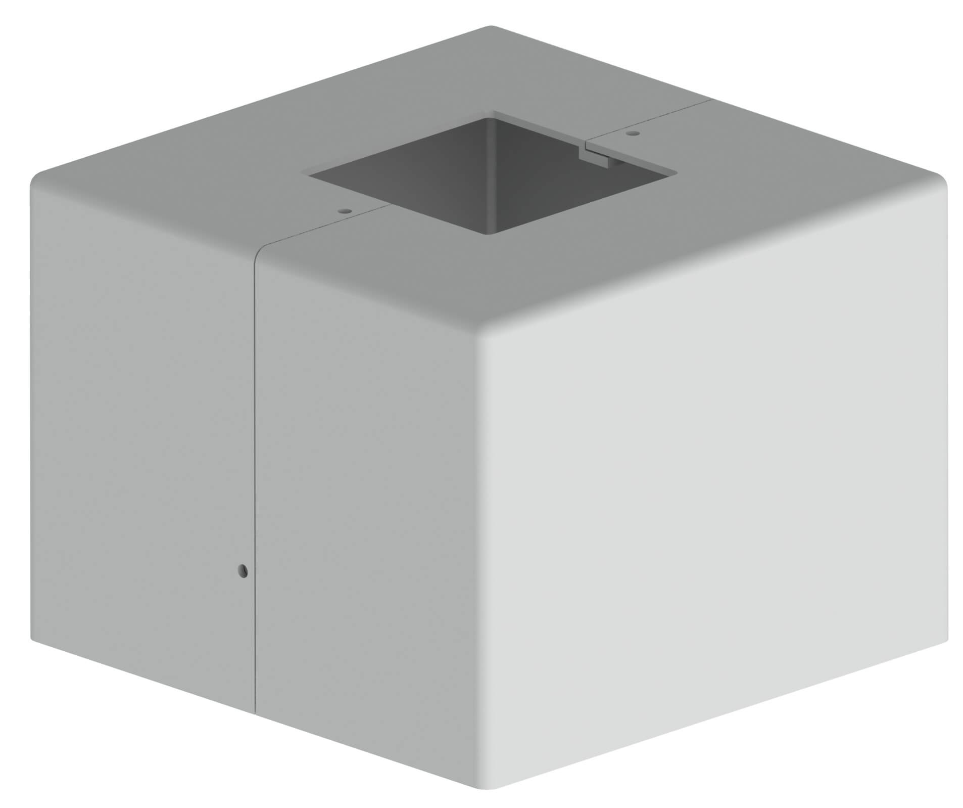 Square Fiberglass Light Poles Base Cover