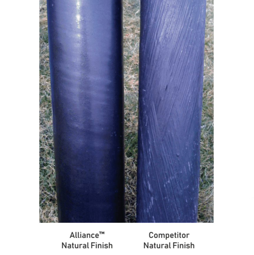 Fiberglass light pole UV Protection