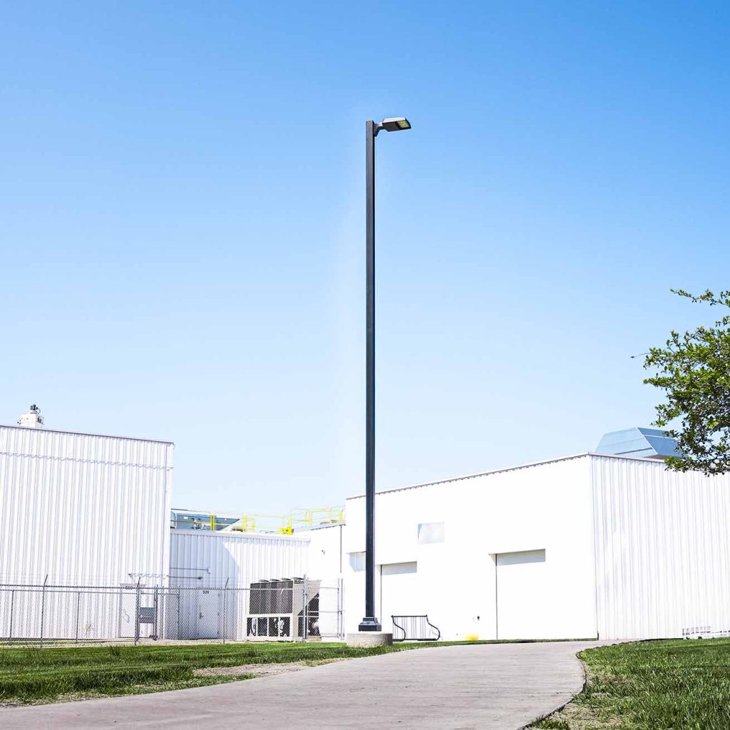 Square Light Poles